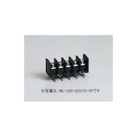 サトーパーツ 貫通型端子台 プリント基板用ライトアングル 250V10A セムスネジ 3極 ML250S2GYS3P ML250S2GYS3P 1個