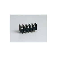 サトーパーツ 貫通型端子台 プリント基板用ライトアングル 250V10A セムスネジ 5極 ML250S2GYS5P ML250S2GYS5P 1個