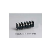 サトーパーツ 貫通型端子台 プリント基板用 角座金付ネジ 250V15A 5極 ML50S1BYF5P ML50S1BYF5P 1個