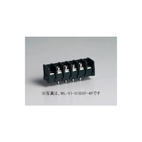 サトーパーツ 貫通型端子台 プリント基板用 250V15A 角座金付ネジ 3極 ML51S1BXF3P ML51S1BXF3P 1個