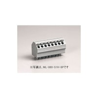 サトーパーツ 貫通型スクリューレス端子台 電線挿入孔角度:45℃ 300V10A 1極 ML880S1H1P ML880S1H1P 1個