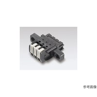 サトーパーツ スクリューレス端子台 横型固定用フランジ付レセプタクル DC300V10A 2極 SL4500ASJF2PB SL4500ASJF2PB 1個