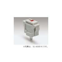 サトーパーツ スクリューレス端子台 パネル取付タイプ 300V10A 黄 SL8000Y SL8000Y 1個