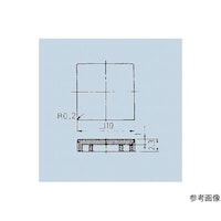 日本電産コパル電子 照光式押しボタンスイッチ角10ボタン 赤 140000480748 140000480748 1個