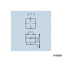 日本電産コパル電子 照光式押しボタンスイッチ角7.5ボタン 黄透明 140007480207 140007480207 1個