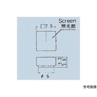 日本電産コパル電子 照光式押しボタンスイッチ7.5角ボタン 透明 140007480466 140007480466 1個
