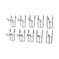 ハイロジック ネットフック 50mm クローム 10本入 58529 58529 1個