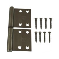 ハイロジック 左右兼用旗丁番102×89mm LU 26058 26058 1個