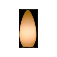 ヤザワ 低W C32シャンデリア形LED E17 L色 ホワイト LDC1LG32E17WH LDC1LG32E17WH 1個