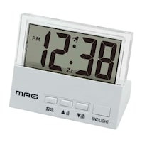 ノア精密 MAG 目覚まし時計 クリアタイム T762 WHZ T762 WHZ 1個