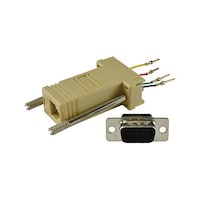 MULTICOMP アダプタ DB9 オス RJ11 SPC19784 SPC19784 1個