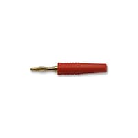MULTICOMP バナナ プラグ 10A 2MM ケーブル レッド 25.205.1 25.205.1 1個
