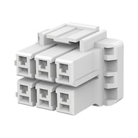 プラグ ハウジング 6POS PA 6.6 GF ナチュラル 13763931 13763931 1個