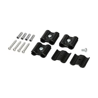 ヒカリ メッシュパネル用パーツ ジョイント金具 黒 8φ用 4P 1パック(4個入) JA81 JA81 1パック