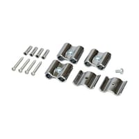 ヒカリ メッシュパネル用パーツ ジョイント金具 クローム 8φ用 4P 1パック(4個入) JA82 JA82 1パック