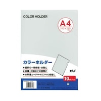 テージー A4 カラーホルダー 10枚パック CC141A17 CC141A17 1パック