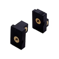 摂津金属工業 PCBホルダータイプA W9.6×H14.8×D9.2mm ブラック FRM25BHA FRM25BHA 1式