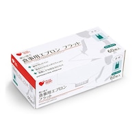 オオサキメディカル PH 使い捨て食事用エプロンフラット透明 60枚入 65872706 1箱