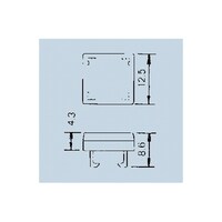 日本電産コパル電子 押しボタンスイッチ取付枠