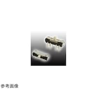 日本電産コパル電子 スライドスイッチ 1回路 2接点 スルーホールピン 上部設定型 接点金 CLSB12C02 CLSB12C02 1個