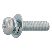 サンコー 組込みねじ (+)ナベP=3(鉄(または標準)・パーカー(黒染め)) M6×20(40本入) 10000003006002001140P 1000000300600200