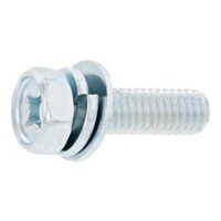 サンコー 組込みねじ (+)アプセットP=3(鉄(または標準)・クロメート) M6×100(8本入) 1000010300601000028P 1000010300601000 1パック