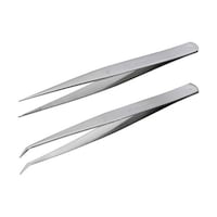 アネックスツール ピンセット AA150mm 2本組 (直・先曲) ATWS4 ATWS4 1袋