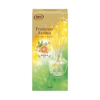 エステー お部屋の消臭力 Premium Aroma Stick 本体 スイートオレンジ&ベルガモット 65mL 67451990 1セット