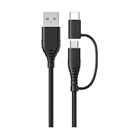 microUSB&TypeC 2Way変換式USBタフケーブル 1.2m FCTMCJD30 FCTMCJD30 1個