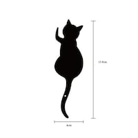 トライメイト 黒猫尻尾フック 3匹セット