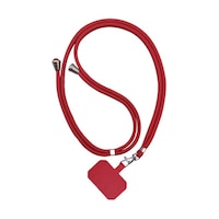 トライメイト 金具付き丸紐ネックストラップ&外付けストラップホール