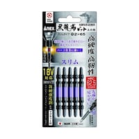 アネックスツール 黒龍靭ビット スリムタイプ 5本組 両頭+2×65 ABRS52065 ABRS52065 1パック