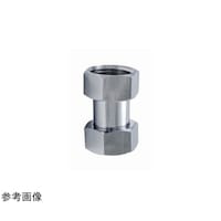 ミヤコ 両ナット付アダプタメッキ