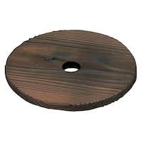 ヤマコー 焼杉敷板(丸型大) 08309 08309 1個