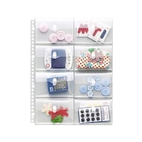 ライオン事務器 A4 収納ポケットシート(8ポケット/マチ付) EA762CC86 EA762CC86 1式