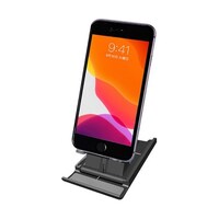 Lazos 卓上スマホ・タブレットスタンド(黒) LTSTB LTSTB 1個