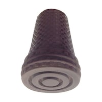 島製作所 杖ゴムキャップ 12mm 1セット(2個入) ブラウン 68452783 1セット