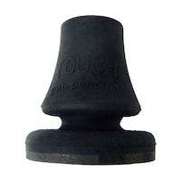 島製作所 タッチゴムキャップ ブラック 68452785 1個