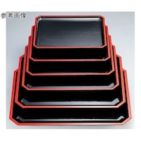 福井クラフト 隅切木目盆