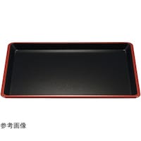 福井クラフト 耐熱A)尺2 洋風トレー 黒天朱SLタタキ 15104460 15104460 1個