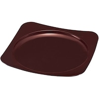 福井クラフト 隅丸満月そば皿