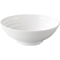 福井クラフト メラミン φ19.0 羽衣千筋麺鉢 白グロス 51025260 51025260 1個