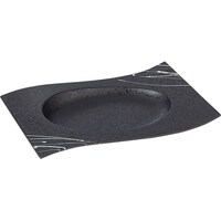 福井クラフト 風流盛器 黒タタキ白乱糸(裏黒) 50025700 50025700 1個