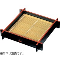 福井クラフト 井桁そばザル 黒天朱 45210160 45210160 1個