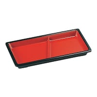 福井クラフト 二色薬味皿 朱天黒 46191410 46191410 1個