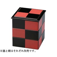 福井クラフト 角重金銀市松渕・松内 蓋