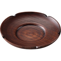 福井クラフト 木製梅型茶托 すり漆塗 43010080 43010080 1個