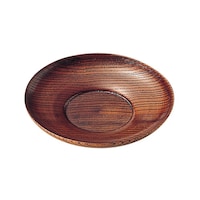 福井クラフト 4寸 薄挽だるま茶托