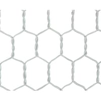 ハイロジック ビニール亀甲金網 ホワイト 線径0.85mm(#20)×幅450mm×長さ1m 00956214 00956214 1巻
