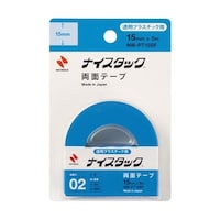 ニチバン ナイスタック透明プラスチック用小巻 NWPT15SF NWPT15SF 1巻